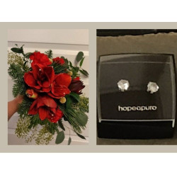 Amarylliskimppu ja lahja